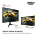 Armaggeddon PXP 24X 23.8" Full HD Fast VA Gaming Monitor 240Hz 1ms FreeSync & G-SYNC Compatible