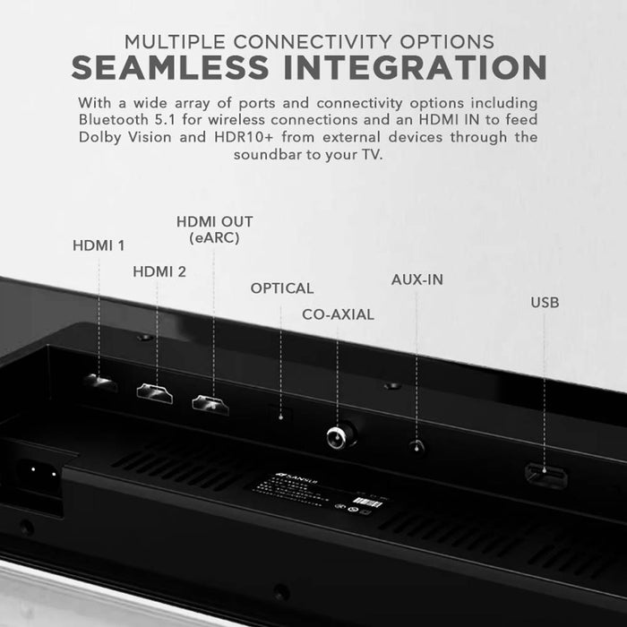 SONICGEAR STUDIOBAR 3000 DOLBY ATMOS 5.1.2 SOUNDBAR