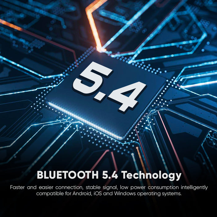 Armaggeddon Cosmic V Quad Mode Wireless RGB Gaming Headset Bluetooth 5.4, 2.4GHz USB-A USB-C, 40mm Drivers & Detachable Mic