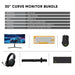 Armaggeddon PXP 30 XD 30" Fast VA Curved 200Hz Gaming Monitor | Desktop Bundle