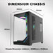 ARMAGGEDDON X-CURVE GIGA 10 PC chassis detail view