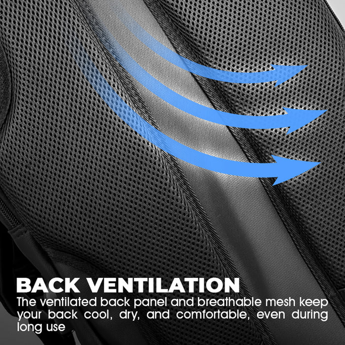 Armaggeddon Shield 7 Slim Anti Theft Laptop Backpack with USB Charging Port, Splash-Resistant Material & YKK Zip