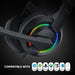 Armaggeddon Pulse 1 Chroma Wired Gaming Headset 2.1 Stereo, 40mm Drivers, RGB Lighting & Omnidirectional Mic