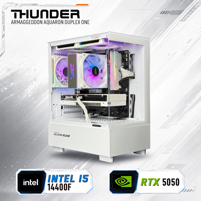 Armaggeddon Gaming PC – Intel i5 14400F + RTX 5050 | Custom Built Desktop