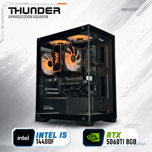 Armaggeddon Gaming PC – INTEL i5 14400F + RTX 5060Ti 8GB | Custom Built Desktop