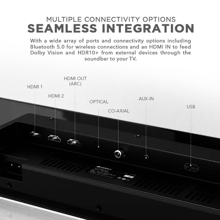 SONICGEAR STUDIOBAR 6000 DOLBY ATMOS 7.1.4 SOUNDBAR