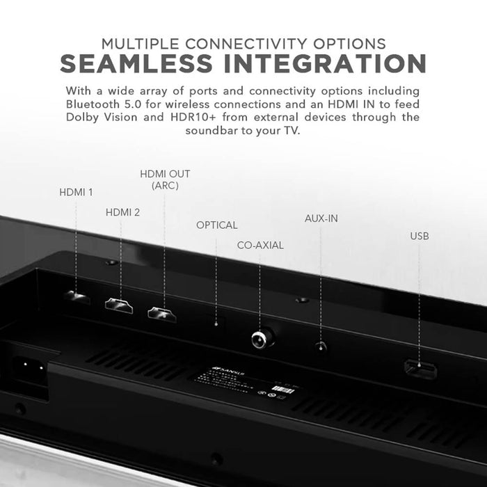 SONICGEAR STUDIOBAR 9000 DOLBY ATMOS 7.2.4 SOUNDBAR