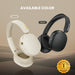 SonicGear Aura Clear 5 Hi-Res LDAC ANC Wireless Headphones Bluetooth 6.0 | 5-Mic ENC, 80H Battery & Gaming Mode (Flash Sale))