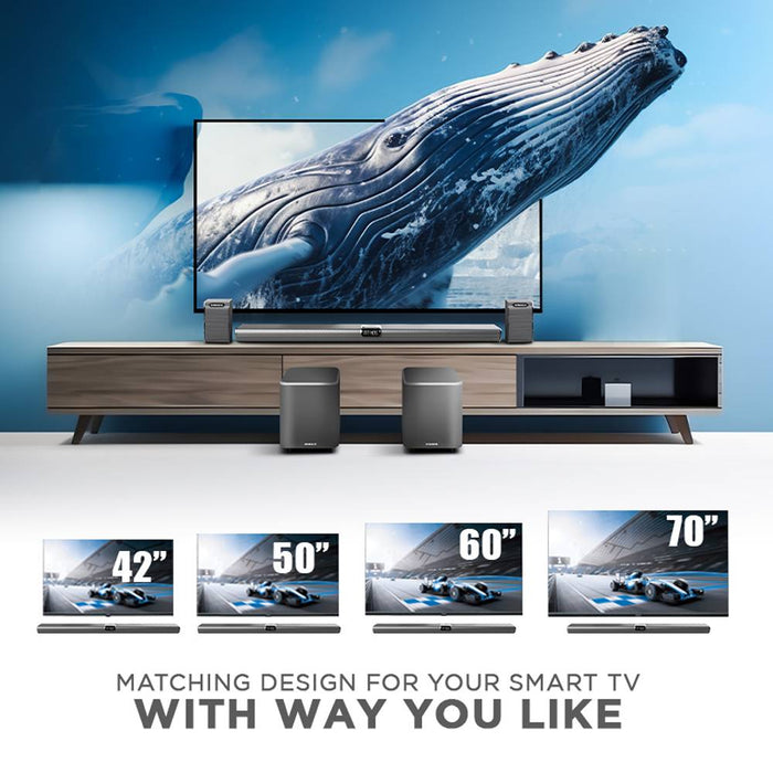 SONICGEAR STUDIOBAR 9000 DOLBY ATMOS 7.2.4 SOUNDBAR