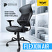 Armaggeddon Flexion Air Ergonomic Mesh Office Chair 4D Adjustable Armrests, 120° Tilt, Class 3 Gas Lift, 120kg Support