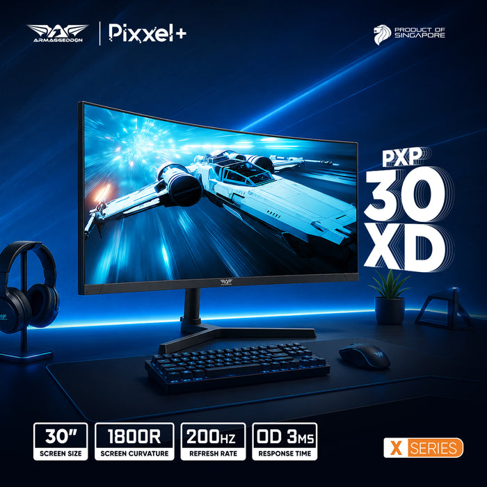Armaggeddon PXP 30 XD 30-Inch Curved 200Hz Gaming Monitor