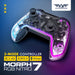 Armaggeddon Morph 7 RGB Nitro Wireless Gaming Controller Bluetooth 5.0, 2.4GHz & Wired, 6-Axis Motion, Phone Clip