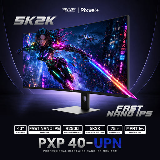 Armaggeddon PXP 40 UPN 40" 5K2K Fast Nano IPS Curved By LG Ultrawide Monitor (FLASH SALE)