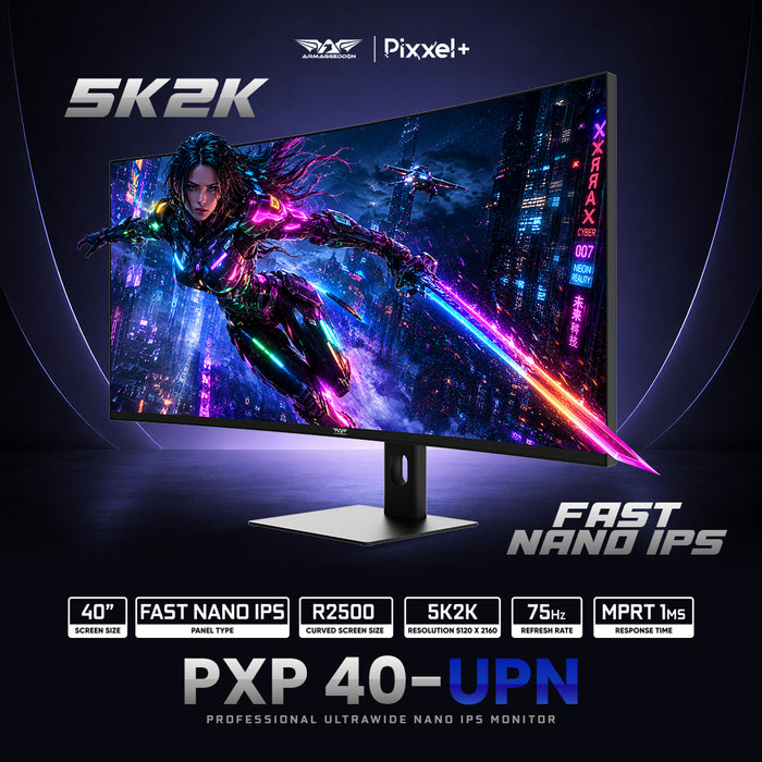Armaggeddon PXP 40 UPN 40" 5K2K Fast Nano IPS Curved By LG Ultrawide Monitor