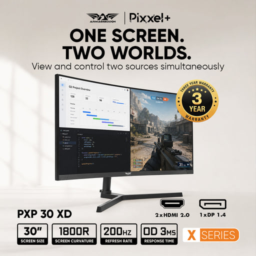Armaggeddon PXP 30 XD 30" Fast VA Curved 200Hz Gaming Monitor