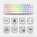 Armaggeddon MKA-1C NEX 61 Key Mechanical Gaming Keyboard HotSwappable, USB-C Wired, Multicolour LED, Anti-Ghosting