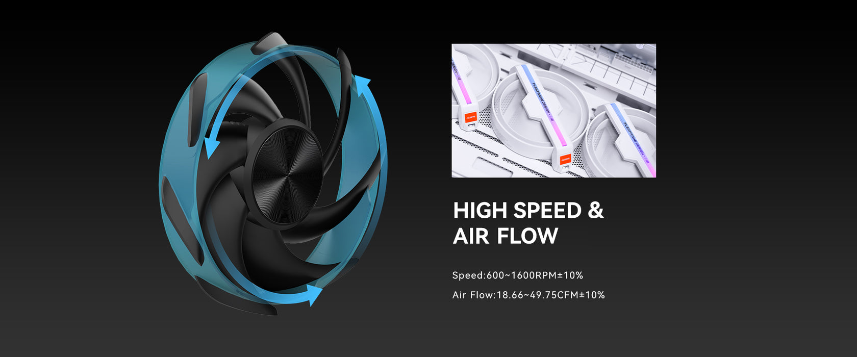ALSEYE DM12 PC cooling fan