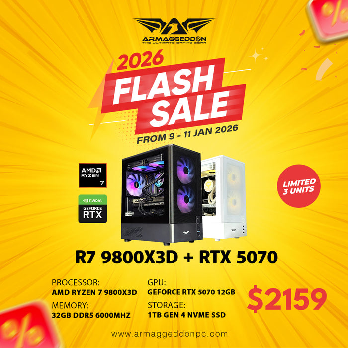 RYZEN 7 9800X3D + RTX 5070 (LIMITED 3 UNITS)