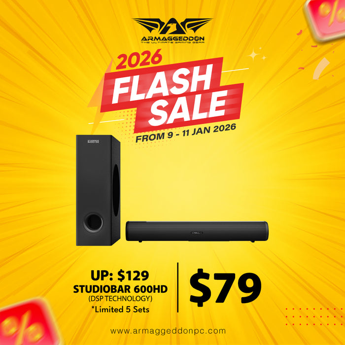 SONICGEAR STUDIOBAR 600HD (DSP TECHNOLOGY) (LIMITED 10 UNITS)