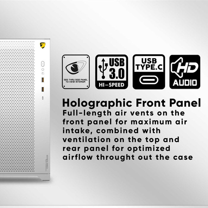 ARMAGGEDDON CORE 13 AIR PC chassis detail view