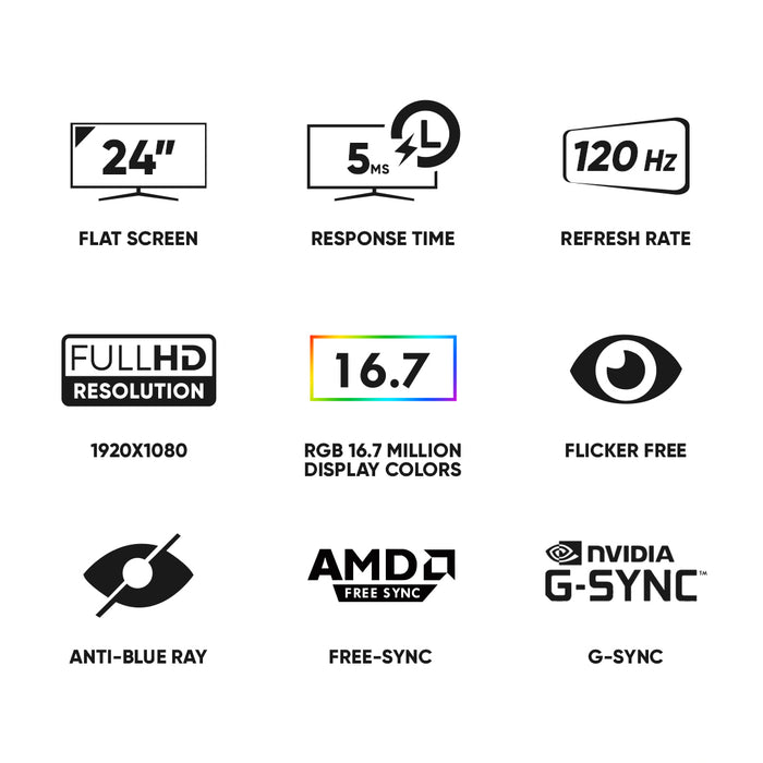 XTREME SERIES XF24HD SUPER 120Hz G-SYNC