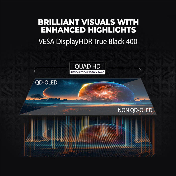 Armaggeddon PXP 27 UXO 27" Samsung QD OLED 280Hz QHD Gaming Monitor