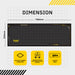 Armaggeddon Assault AS 29N Extra Large Gaming Mouse Pad 700 × 250mm Smooth Surface, Non-Slip Rubber Base, Extended Desk Mat