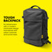 Armaggeddon Nomad 15 Flight Approved Travel Laptop Backpack with Anti Theft Lock, USB-A & USB-C Charging Ports and Shoe Compartment