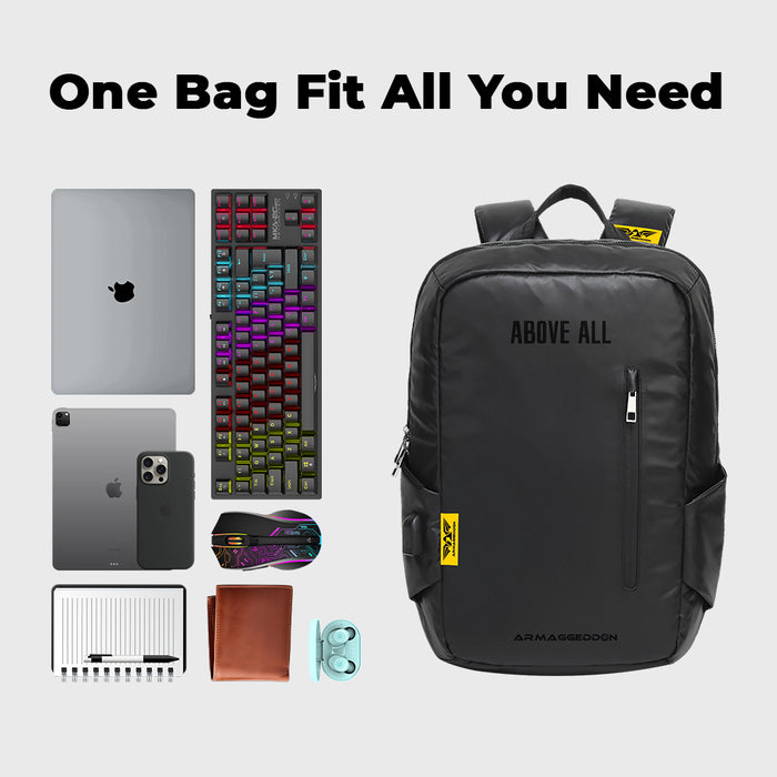Armaggeddon Shield 5 Protective Gaming Laptop Bag Carry Case Cushioned Interior, Durable Exterior