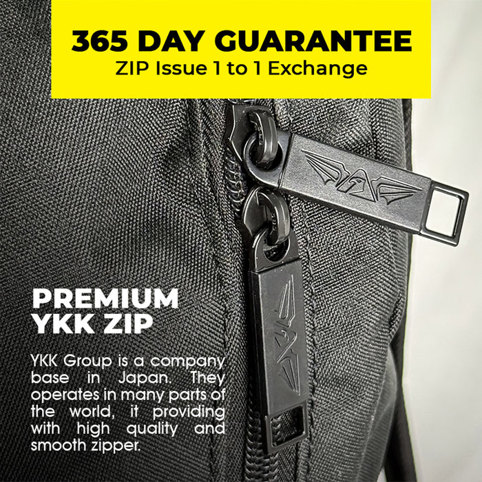 Armaggeddon Shield 3 Anti Theft Laptop Backpack with USB Charging Port, Padded Compartment & YKK Zip