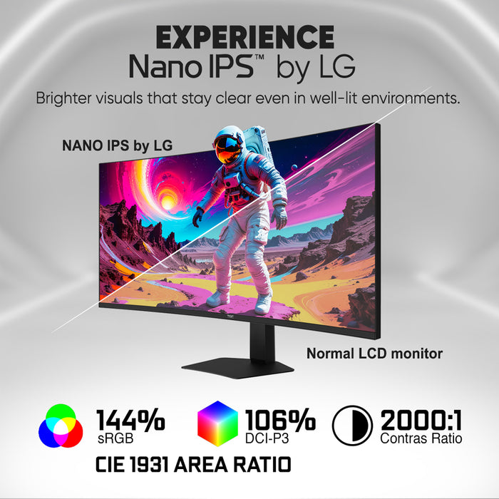 Armaggeddon PXP 40 UXN 40" 5K2K Nano IPS Curved By LG Ultrawide Monitor