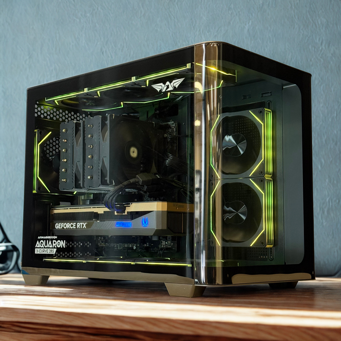 Aqua Pro custom-built gaming PC with RTX 5070 Ti