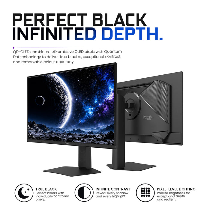 Armaggeddon PXP 27 UXO.V Samsung QD OLED 144Hz Nvidia GSync Gaming Monitor