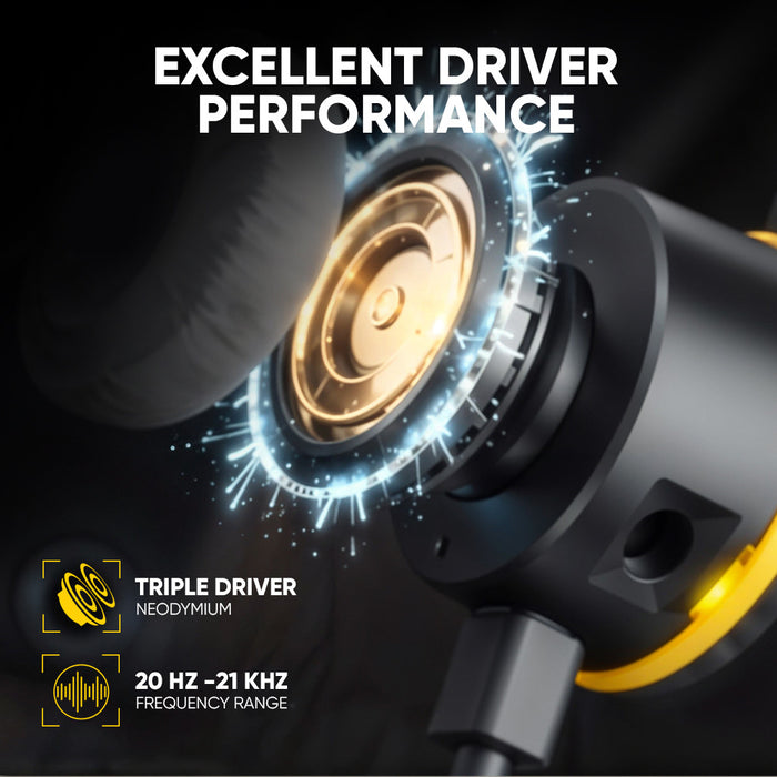 Armaggeddon WASP 7 Type-C Dual Driver Gaming Earphones with Mic