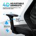 Armaggeddon Flexion Air Ergonomic Mesh Office Chair 4D Adjustable Armrests, 120° Tilt, Class 3 Gas Lift, 120kg Support