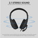 Armaggeddon Pulse 1 Chroma Wired Gaming Headset 2.1 Stereo, 40mm Drivers, RGB Lighting & Omnidirectional Mic