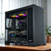 Armaggeddon Ryzen 7 7700 RTX 5060 Ti 16GB gaming PC side view