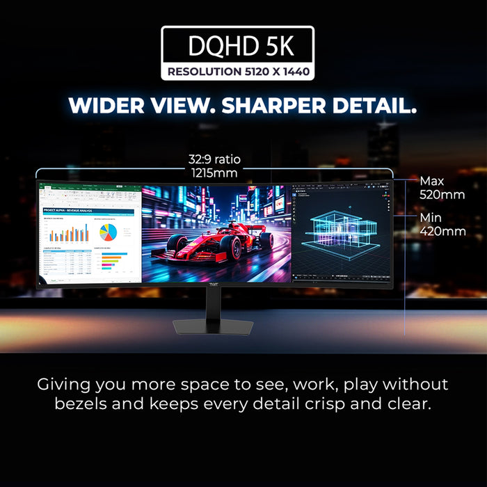 Armaggeddon PXP 49 UXO C Samsung Display 49-inch Curved QD-OLED DQHD Gaming Monitor — product image 4