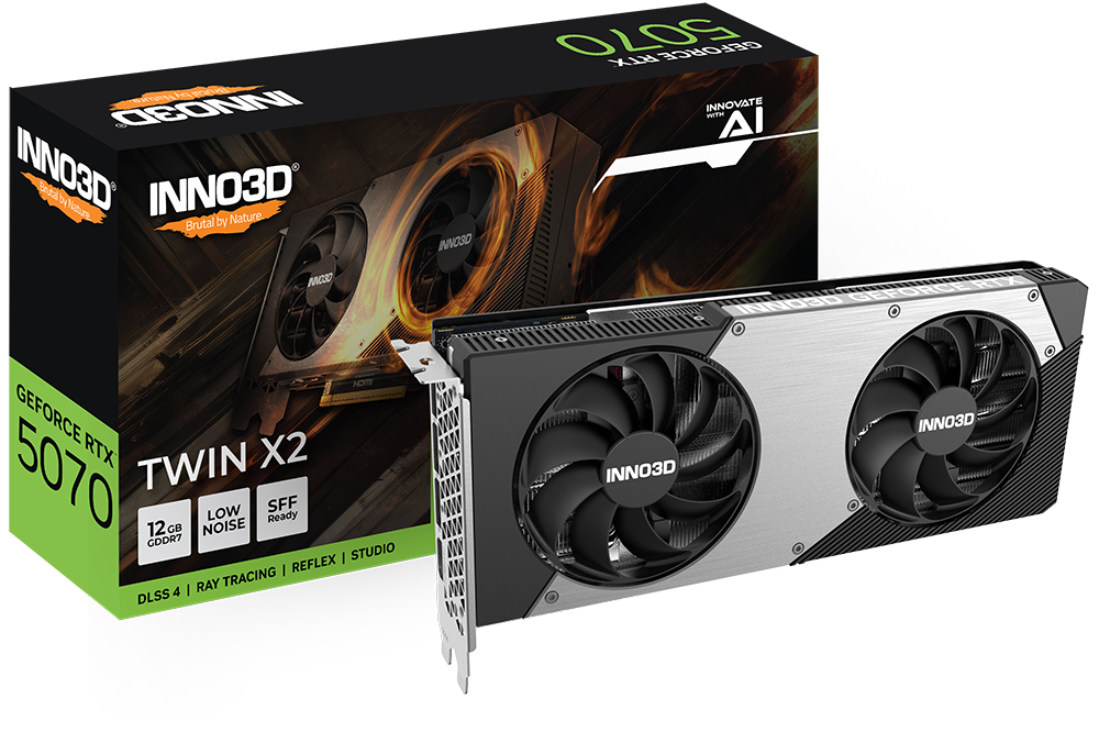 INNO3D GeForce RTX™ 5070 TWIN X2