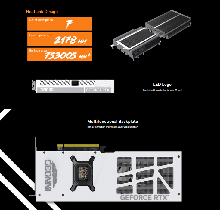 INNO3D GeForce RTX™ 5080 X3 OC WHITE