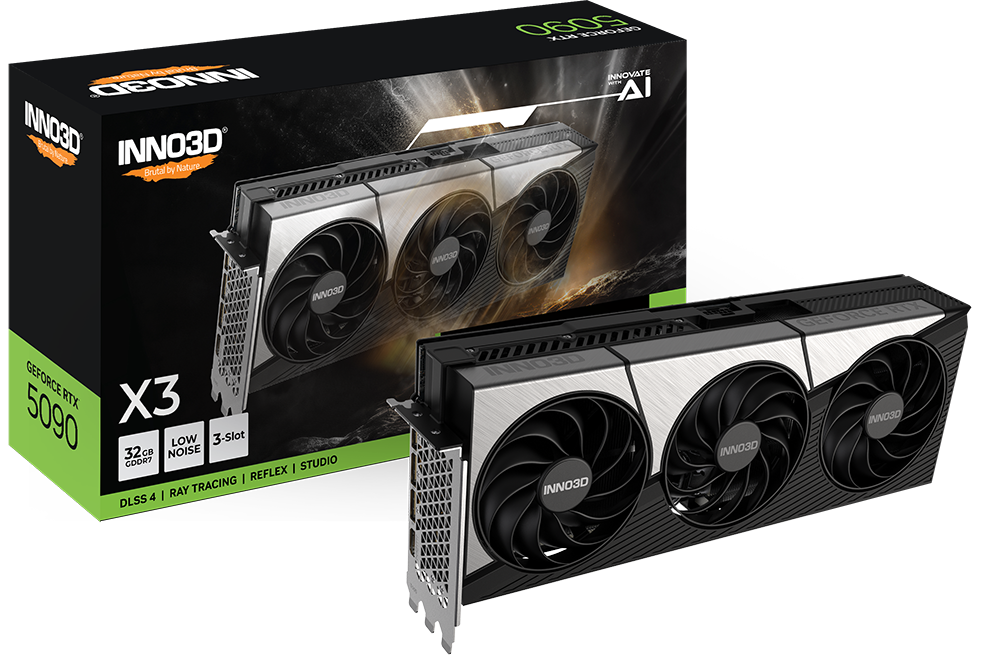 INNO3D GeForce RTX 5090 X3 Graphics Card | 32GB GDDR7 — A