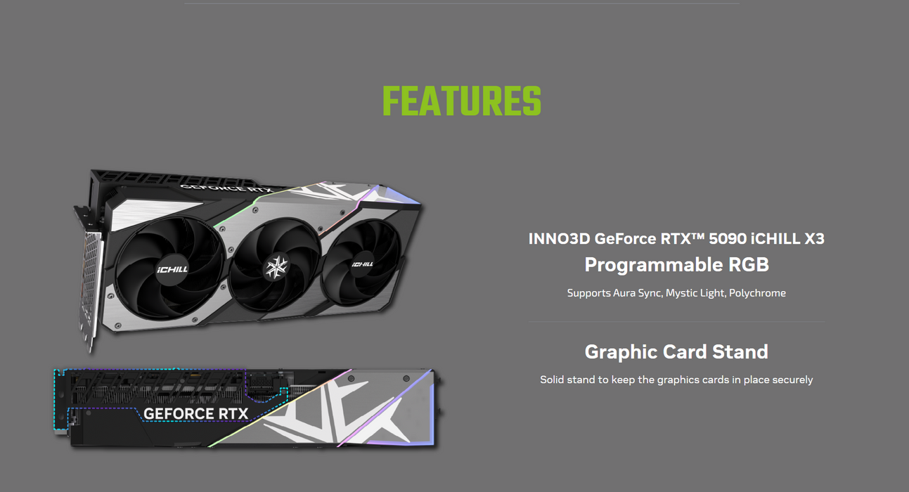 INNO3D GeForce RTX™ 5090 iCHILL X3