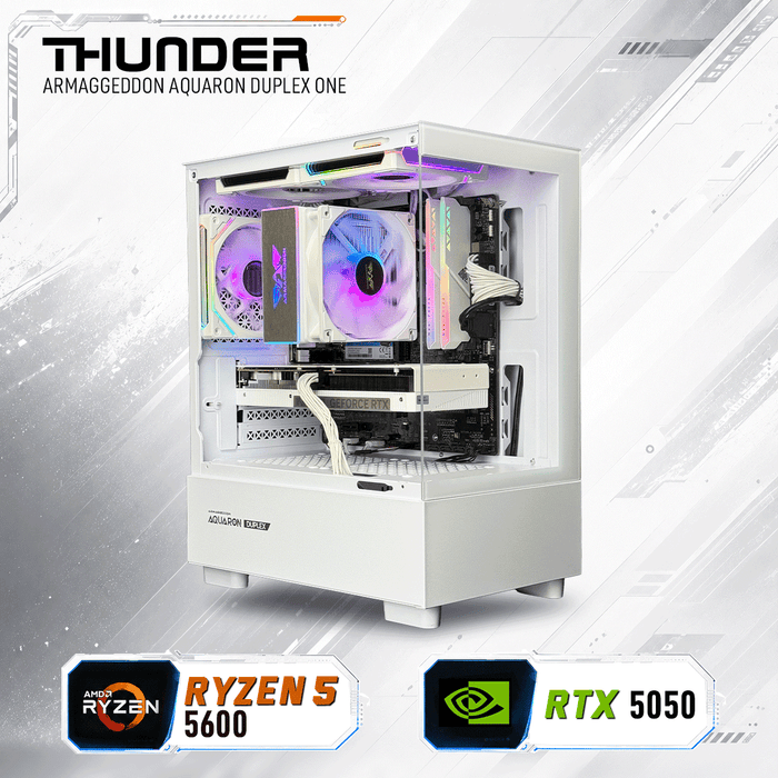 Armaggeddon Performance Gaming PC – AMD Ryzen 5 5600 + RTX 5050 | Custom Built Desktop