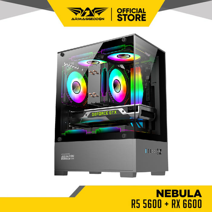 Nebula | R5 5600 + RX 6600 (SAME DAY DELIVERY)