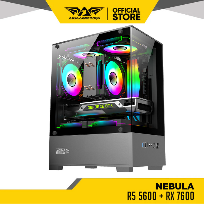 Nebula | R5 5600 + RX 7600 (SAME DAY DELIVERY)