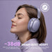 SonicGear Auraclear 6 Hi-Res LDAC ANC Wireless Headphones Bluetooth 6.0 | 112H Battery, 5-Mic & Volume Knob
