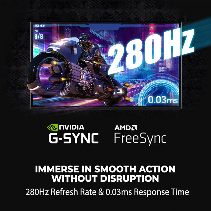 Armaggeddon PXP 27 UXO 27" Samsung QD OLED 280Hz QHD Gaming Monitor