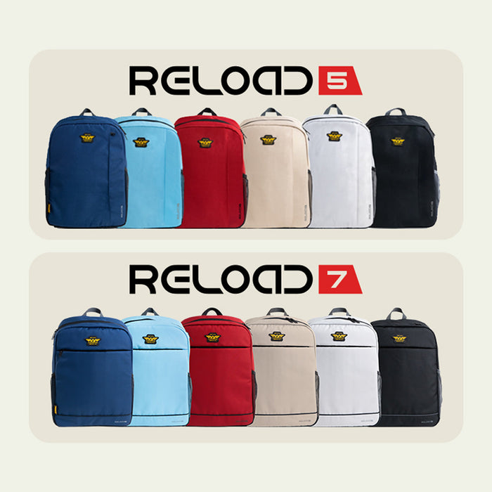 Armaggeddon Reload 5 Recycled 15.6 Inch Laptop Backpack with Anti Theft Zip, Bottle Pocket & Adjustable Straps