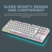 Armaggeddon MKA 2C Neo Psychraven 87 Key Mechanical Gaming Keyboard Hot Swappable Linear Switches, Multicolour Backlight, USB Wired
