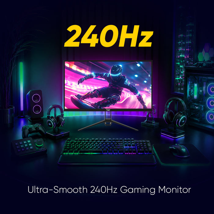 Armaggeddon PXP 27X 27" FHD IPS Gaming Monitor 240Hz 0.5ms FreeSync & G-SYNC Compatible